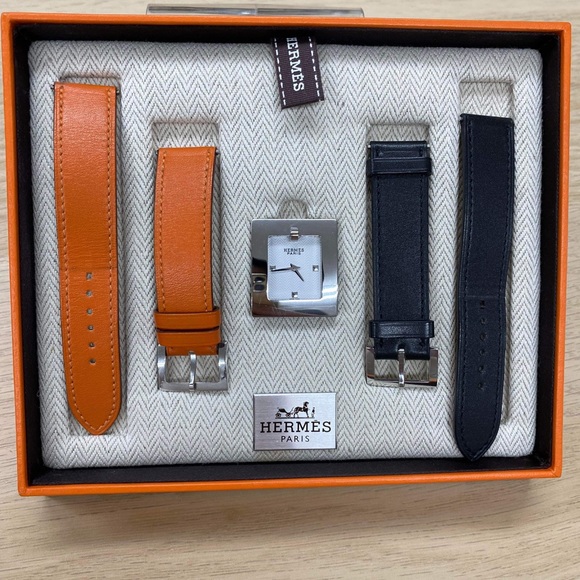 Hermes Watch Set of two color wrist band 💯 auth - Picture 2 of 6